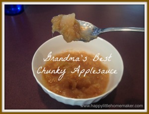 grandmas best chunky applesauce